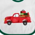 thumbnail image 4 of Inktastic Christmas Red Vintage Truck with Presents Boys or Girls Baby Bib, 4 of 4