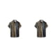 thumbnail image 2 of Qarigey Café Verano Camisas hawaianas cortas Hombres cómodos y modernos Transpirable Peso ligero Fácil de limpiar Casual Type3 NO3, 2 of 6