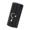 thumbnail image 4 of Joyero de viaje Organizador de joyas Multifunción de cuero Portátil Joyero Negro, 4 of 9