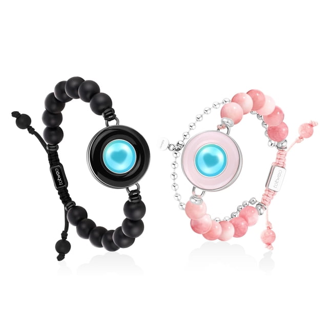 Pulseras táctiles TOTWOO de larga distancia para parejas Bluetooth