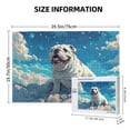 thumbnail image 4 of Honeii Starry Sky Cloud Bulldog Pattern 1000 Piece Puzzles for Adults, Jigsaw Puzzles, 4 of 9
