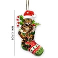 thumbnail image 2 of LHWEN Personalized Christmas Acrylic Flat Pendant Holiday Decoration Lightweight Wall and Door Ornament Easy to Install Reusable and Odorless Long-Lasting Festive Decor Perfect Gift for Friends, 2 of 2