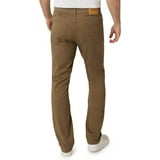 Chaps Men's 5-Pocket Stretch Twill Slim Straight Coastland Wash Chino ...