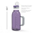 thumbnail image 5 of Zak Designs 64 oz. Water Bottle Plastic with Silicone Spout and Cover for Cold Water Large Capacity Outdoor Indoor, 5 of 9