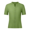thumbnail image 4 of Playeras Negras Hombre Algodon Camisa De Playa De Verano Para Hombre Camisas Elegantes Camisas De Manga Corta Casuales Con Botones Camisas De Punto De Playa, 4 of 5
