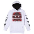 thumbnail image 1 of Marvel Spider-Verse Spider-Man Miles Morales Big Boys Fleece Hoodie White 18-20, 1 of 5