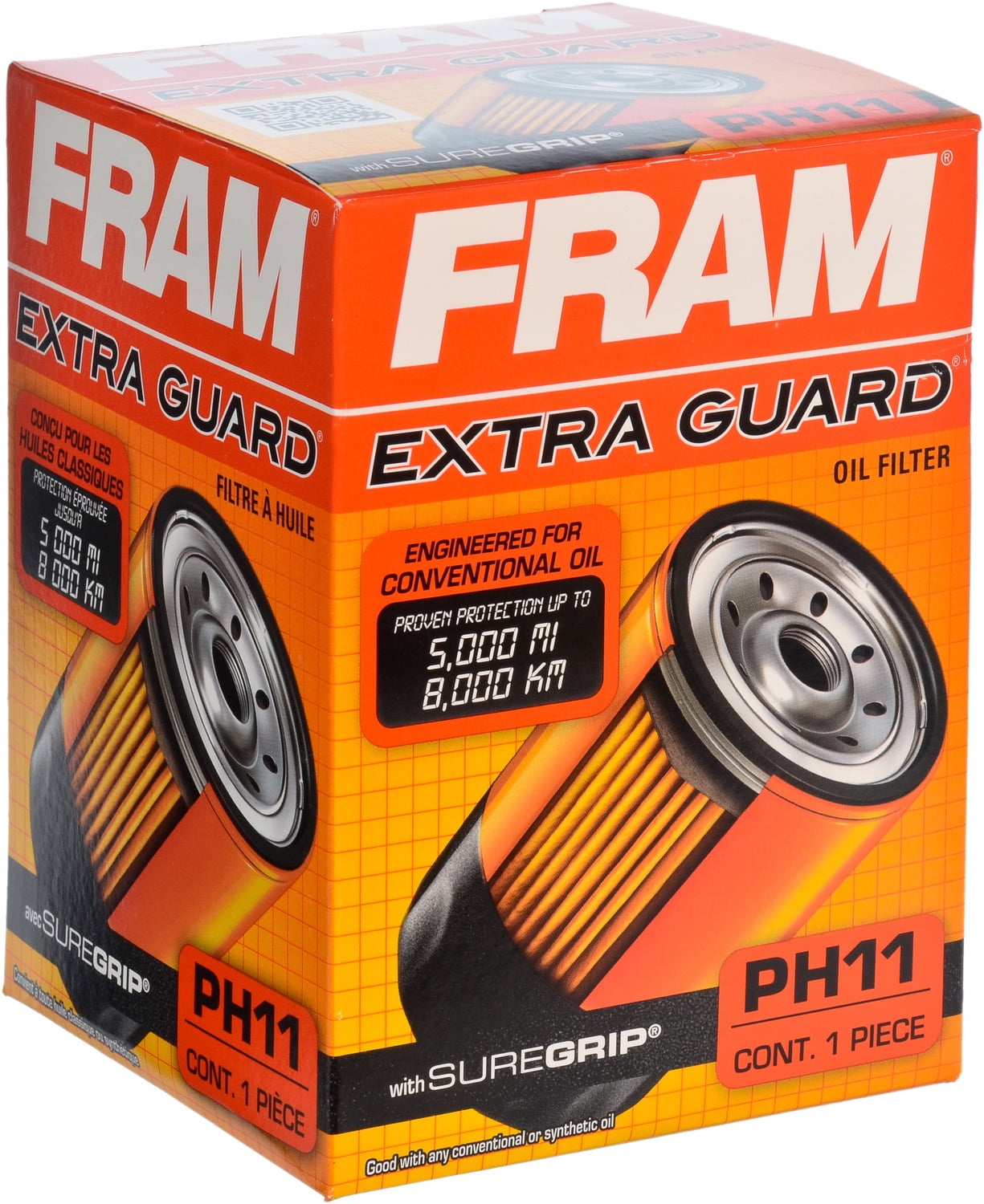 FRAM Extra Guard Oil Filter PH11 Walmart