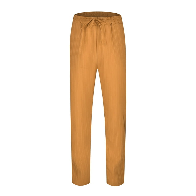 Men's tall best sale linen beach pants