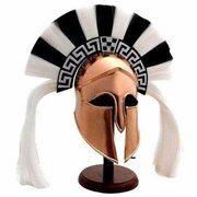 Medieval Wearable Greek Corinthian Helmet | 18GA Ancient Knight Corinthian Roman Spartan Helmet Replica | Hand Forged Helmet With Plume
