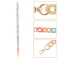 thumbnail image 3 of Unique Bargains 1 Pc Durable Handbag Chain Strap 23.62" Colorful Acrylic, 3 of 5