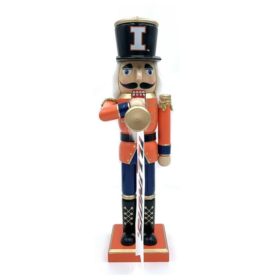 Illinois Fighting Illini 14" Bugler Nutcracker