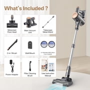 YOMA Cordless Stick Vacuum Cleaner,Lightweight Self-standing Vacuum for Home Pet Hair Carpet Hardwood Floor