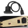 thumbnail image 1 of AC Port Plug, Waterproof Cover Wear Resistance Rubber RV AC Power Inlet Plug 125V US Plug  for Boat, 1 of 7