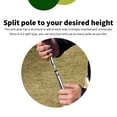 thumbnail image 3 of SANLIKE Telescoping Tent Poles Adjustable Tarp Poles Camping Stainless Steel Lightweight Tent Poles for Trap Sun Sails Canopy Awning Shelter Backpacking Hiking 78 in Set of 4, 3 of 6
