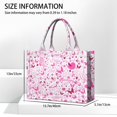 thumbnail image 3 of Large Capacity Tote Bag,Pink Breast Cancer Handbag Fashion Luxury Tote Bag,15.7"x13"x 5.1" Inches,Laptop Compatible, 3 of 6