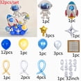 thumbnail image 5 of Globos de aluminio con números y cohetes de astronauta para fiestas temáticas del espacio exterior, decoraciones para fiestas de cumpleaños de niños, suministros para fiestas de baby shower para niños, 5 of 5