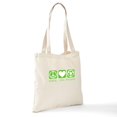 thumbnail image 6 of CafePress - Peace, Love, Recycle Tote Bag - Unisex Canvas Tote Bag, Beige, 1-Piece, 6 of 6