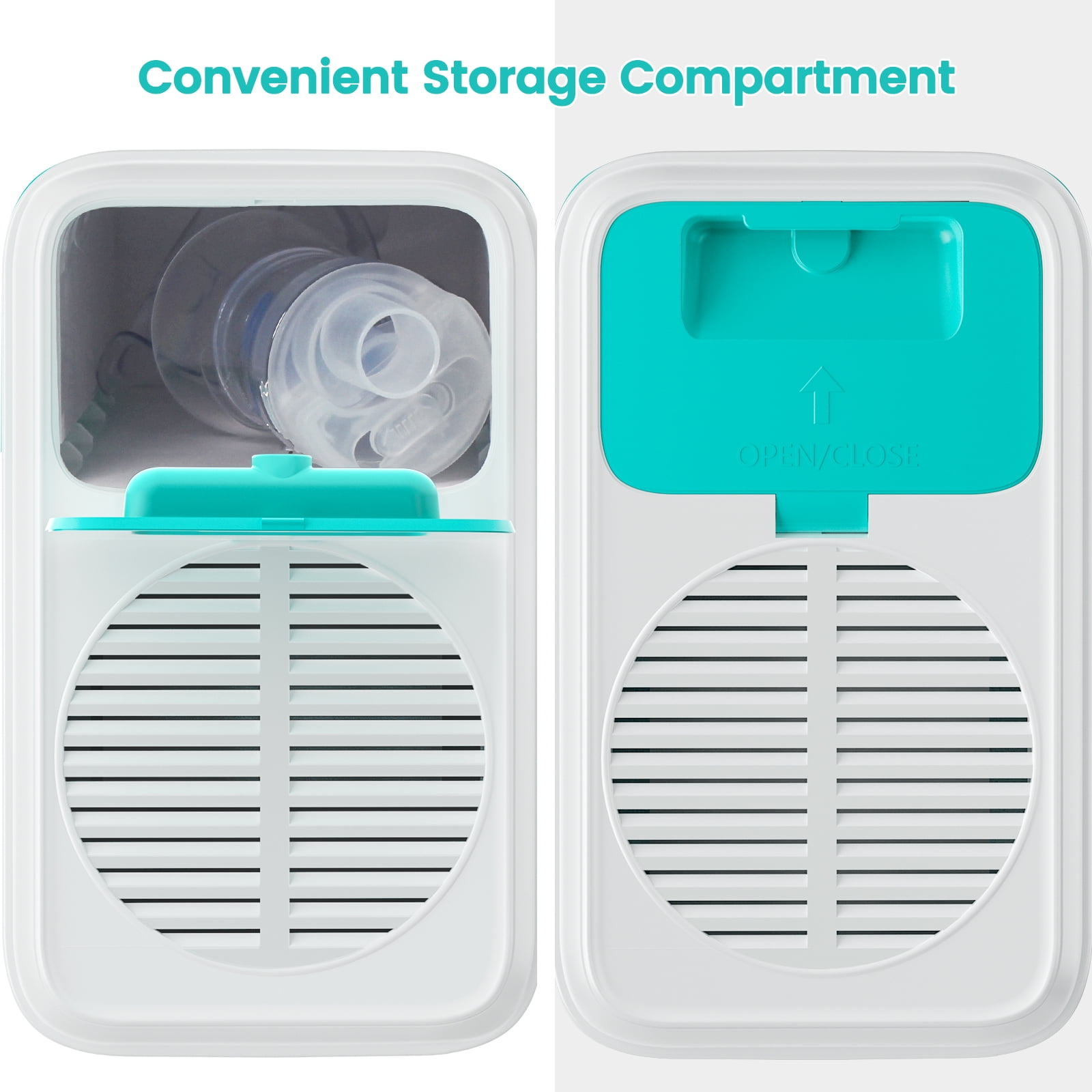 Portable personal air purification humidifier