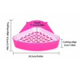 thumbnail image 2 of Cat Dog Clean Guinea  Pig Cages  Accessories Potty Training Tray Pee Pot Container for Hamster Cavy Potty Bowl Corner Litter Trays Pee Toilet Small Animal Supplies ROSE RED, 2 of 8