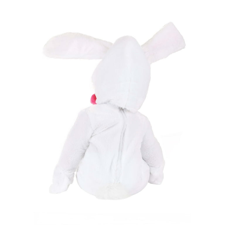 FUN Costumes Infant White Bunny Baby Costume, Soft Polyester, Pink - Main Image