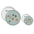 thumbnail image 1 of Flower  White Chrysanthemum Pins  Badge Button Design Kit Craft Sets, 1 of 3