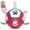Red, variant on Dog Toy Soccer Ball : Outdoor Dog Toys, Dog's Independence Day Gift, Dogs Soccer Ball with Straps for Tug of War, Pet Birthday Gift for Small Medium (6 Inch)