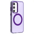 thumbnail image 2 of Magnetic Case for Samsung Galaxy S24, Slim Fit Anti-Scratch Compatible with Magsafe Not-Yellowing Shockproof Anti-Scratch Bumper Rugged Protective Phone Case for Samsung Galaxy S24, Purple, 2 of 7