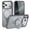 Gray-17Pro, variant on Protective Shell Case with Kickstand Mobile Phone Cover for Phone 17 Series Full Coverage PC Housing Scratch Resistant