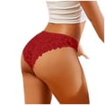 thumbnail image 5 of Gyujnb Women Elegent Bikini Lace Low Waist Seamless Underwear Panties Comfortable Briefs Panties,C, 5 of 5