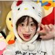 thumbnail image 2 of Sanrio-gorro de felpa badtz-maru Kawaii, gorro de Hello Kitty para pareja, gorro de estudiante, gorro de invierno de dibujos animados, cálido y cómodo para ciclismo LIUWENJING unisex, 2 of 2