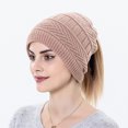 thumbnail image 3 of ZNQHFRE Unisex Knitted Hat , Foldable Slouchy Wind‑Proof Ear‑Protective Beanie For Beach Hiking Travel Daily Casual Wear, 3 of 3