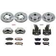 thumbnail image 2 of PowerStop Front and Rear Stock Replacement Brake Pad and Rotor Kit with Calipers Fits: HONDA Select Models KCOE698, 2 of 5