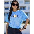 thumbnail image 2 of Amour Yellow Daisy Tie Dye Cyclone Women -Image by Shutterstock, Female Medium, 2 of 4