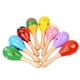 thumbnail image 2 of 6 maracas de madera para percusión manual, sonajeros, regalos para niños, juguetes de aprendizaje, juguetes musicales para fiestas, conciertos,, 2 of 9