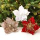thumbnail image 4 of 1PC DIY Christmas Flowers Pendant Drop Artificial Glitter Simulation Drop Ornaments Party Xmas Tree Home Wedding, 4 of 4