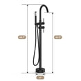 thumbnail image 7 of Freestanding Bathtub Faucet, Floor Mounted Tub Filler Faucet, Bathroom Tub Faucets with Handheld Shower, 7 of 7