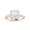 platinum, variant on Platinum 1 Carat LAB GROWN IGI CERTIFIED DIAMOND Square Halo Style Single Row Princess Cut Diamond Engagement Ring (E-F Color SI1-SI2 Clarity 0.75 Ct Center)