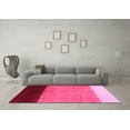 thumbnail image 3 of Ahgly Company Indoor Square Abstract Pink Contemporary Area Rugs, 3' Square, 3 of 4