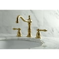 thumbnail image 2 of Kingston Brass KS1977AL 8 in. Widespread Bathroom Faucet, Brushed Brass, 2 of 5