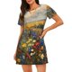 thumbnail image 1 of Disketp Vibrant Wildflower Meadow para Camisón Corto de Manga Corta para Mujeres, Camisón Cómodo con Escote Redondo, Bonito y Confortable, 1 of 6