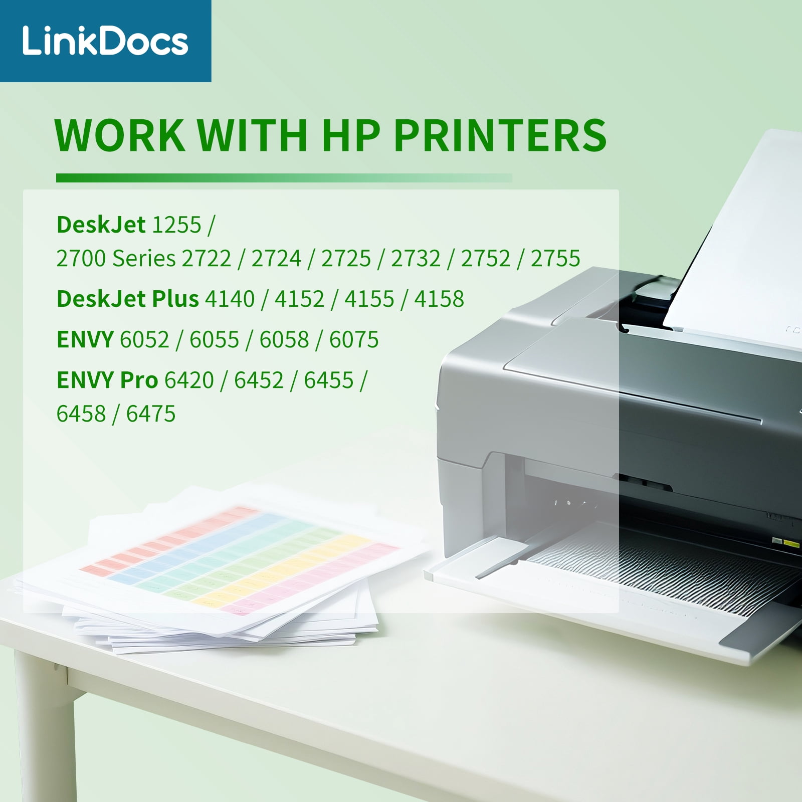 LinkDocs 67 XL Ink cartridges Compatible for HP  67 Ink Cartridge for HP Ink  67 for HP 67 Black Ink Cartridge for Printer Ink (Black, Tri-color)