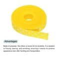 thumbnail image 3 of Uxcell Grosgrain Ribbons with White Dots Ribbon Bow Decoration Crafts Gift Wrapping Wedding Yellow 25 Yards 1 Inch, 3 of 7
