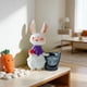 thumbnail image 4 of Yusimy Easter Resin Rustic Rabbit Decorative Ornament for Easter Decor, 4 of 6