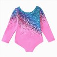 thumbnail image 5 of mgoYE Teen Girl Swimsuits Toddler Girls Printed Long Sleeve One Piece Rash Guard Swimsuit 4-8T(Pink,6-7 Years), 5 of 9
