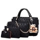 thumbnail image 3 of Bolso de mujer, bolso de moda de cuatro piezas, bolso de mensajero portátil de hombro de gran capacidad, 3 of 5