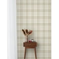 thumbnail image 5 of NextWall French Vanilla Calverlay Plaid Peel and Stick Wallpaper - 20.9 in. W. x 18 ft. L. Roll, 5 of 7