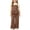 Khaki, variant on LvhaoGJOB Little Kids Girls Top and Pants Outfit Set, Khaki - ruffled neckline, peplum waist ruffle