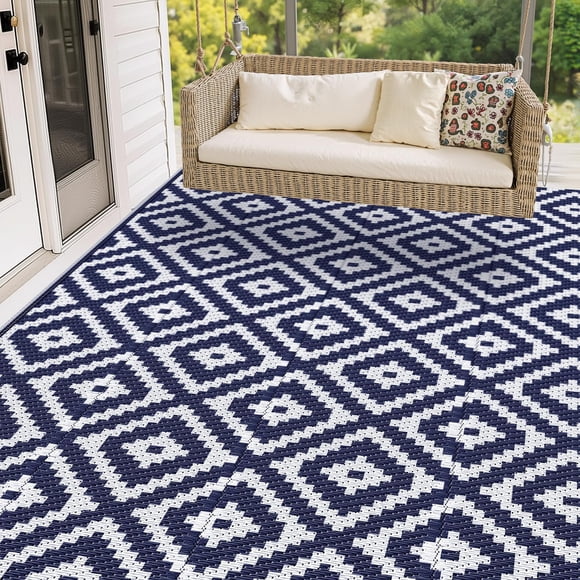 Alfombra impermeable para exteriores Mattitude, 183 x 274 cm, reversible