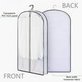 thumbnail image 5 of Harpi Closet Organizers and Storage, Garment Bag Suit Bag for Closet Storage and Travel Foldable Garment Bag With Two Transparent Window for Hanging Clothes Travel Suit Bag for Suits Skirts Jacket, 5 of 6