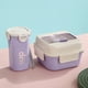 thumbnail image 1 of Set de Lonchera y Taza para Niños y Adultos | Lonchera Bento Hermética, Apta para Microondas, con Múltiples Compartimentos | Recipiente de Plástico Duradero de Grado Alimenticio para La Escuela, El T, 1 of 6